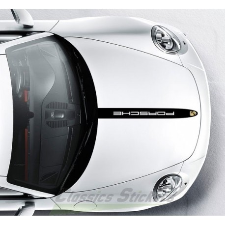 Bande capot Porsche