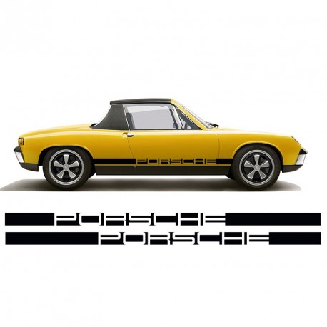 Bande latérale Porsche inversée