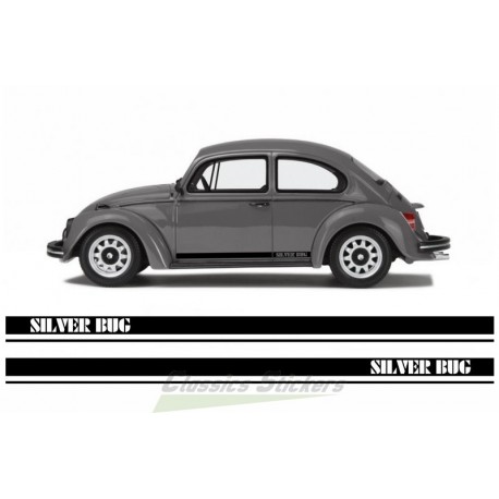 VW Silver Bug Sticker