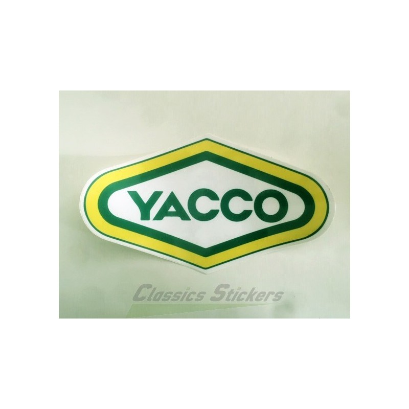 Etiquette vidange Yacco - Équipement auto