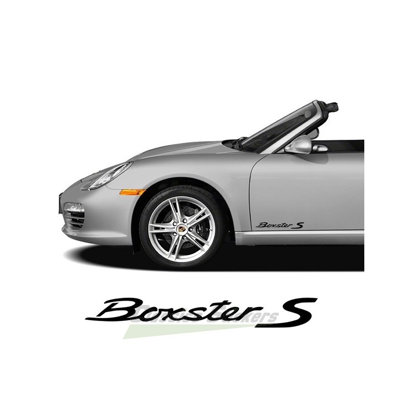 Boxster S sticker