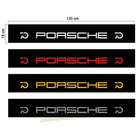 Bandeau pare soleil Porsche 70 ans