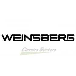 I love WEINSBERG 6cm Aufkleber Sticker Decal