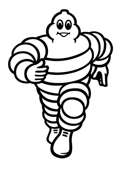 Bibendum michelin sticker