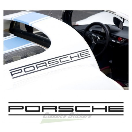 Porsche lettering