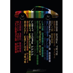 Affiche couleurs 911