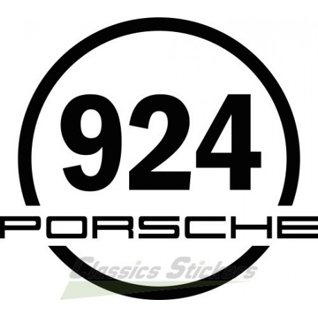 Sticker rond 924