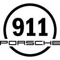 Sticker rond 911