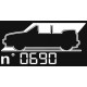 Sticker numéroté Golf Classic