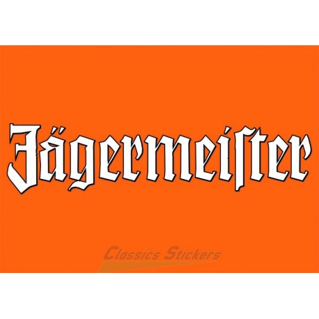 Jagermeister lettrage