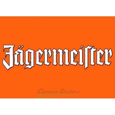 Jagermeister lettrage