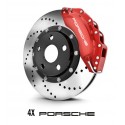 Kit 4 stickers of Porsche lettering for brake