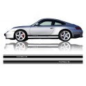 Bandes latérales Porsche découpé