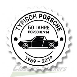 Badge 914 - 50 ans autocollant