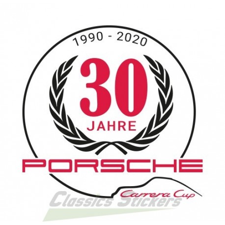Sticker Carrera Cup 30 jahre