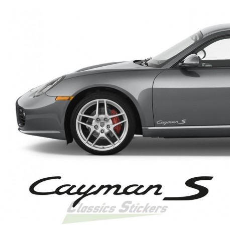 Lettrage Cayman S