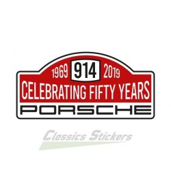 Sticker rallye 50 ans de 914