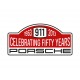 Sticker rally 50 years of 911