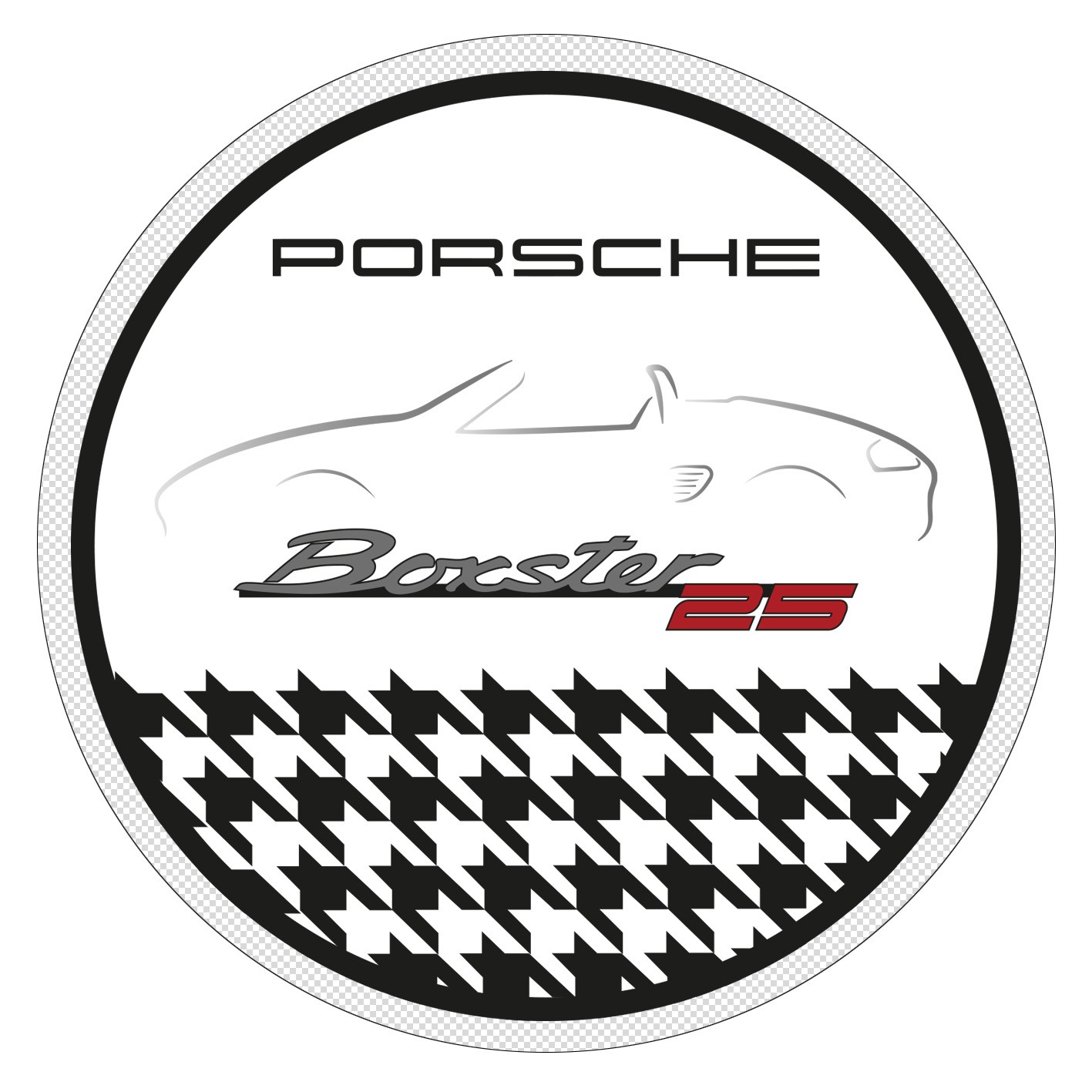 Porsche Boxster 25 Years Badge