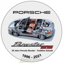 Sticker 25 ans Boxster