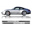 Scratched Porsche side bands