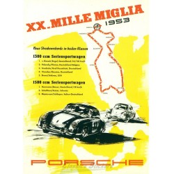 Affiche Mille Miglia 1953