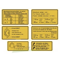 Pack adhésifs traverse moteur 912 