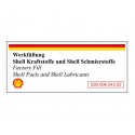 Shell Fuel & Oil Air Box Sticker