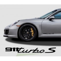 New 911 Turbo S lettering