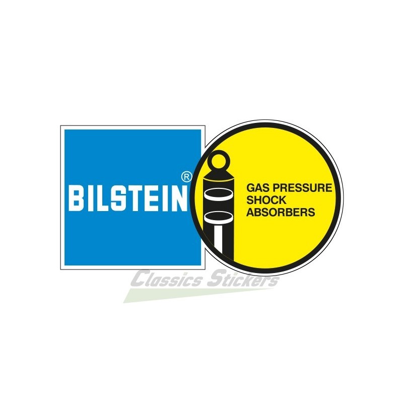 Bilstein 2er Set gross Aufkleber