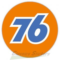 76 oil sticker