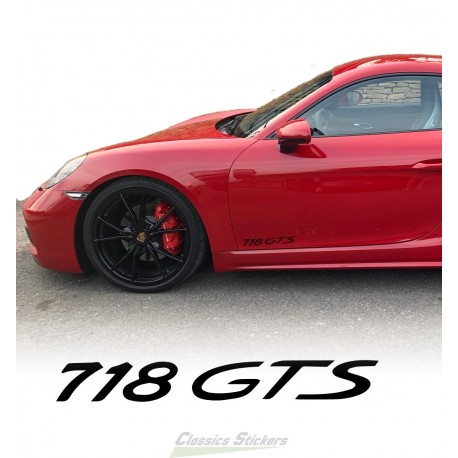 Lettrage 718 GTS