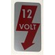 Etiquette 12 volt
