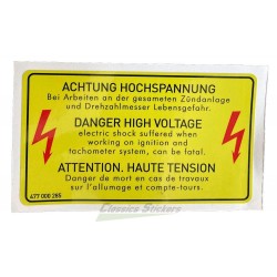 Cooling system label