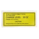 Charge level label for 924 and 944