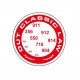 OCL round sticker