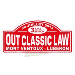 OCL 2013 rally plate