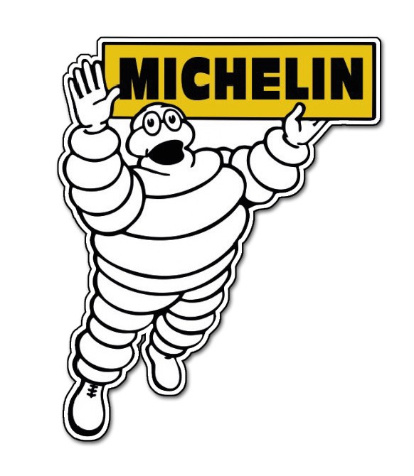 Vintage Bibendum Michelin sticker