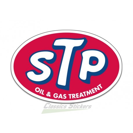 Sticker STP oil and gas