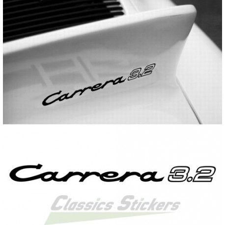 Carrera 3.2 lettering