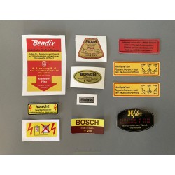 356 motor decals kit