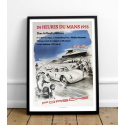 1953 24h of Le Mans poster