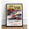Affiche victoire de Porsche aux 24h du Mans