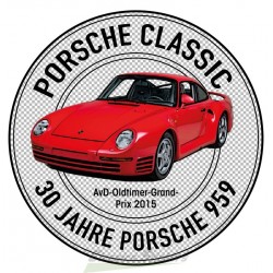 959 sticker 30 years anniversary Badge