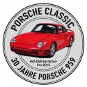 959 sticker 30 years anniversary Badge