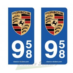 Kit 2 blasons Cayenne 958