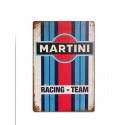 Plaque métal Martini