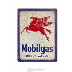 Mobilgas metal Plate