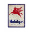 Mobilgas metal Plate