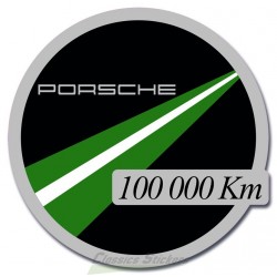 Porsche km 100000 decal